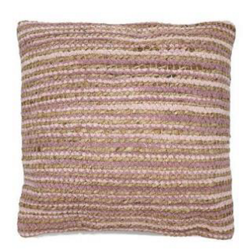 Afbeeldingen van Kussen Delhi Pink/Natural 45x45 cm
