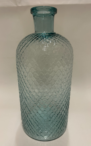 Afbeeldingen van VASE glas 8 liter 043625 blauw transparant
