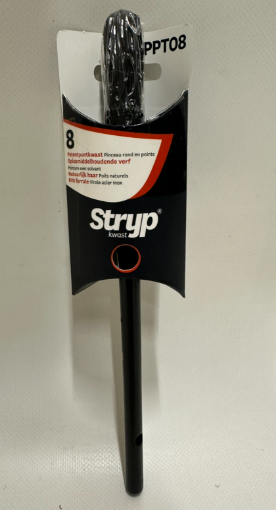 Afbeeldingen van Stryp patent puntkwast rvs haar PPT08