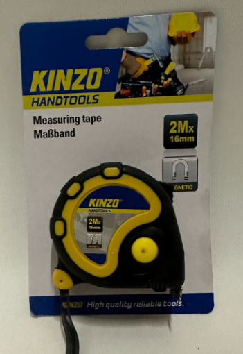 Afbeeldingen van KINZO rolmaat 2m 16mm