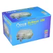 Afbeeldingen van *Bulleye 195mm E27 glas + stalen korf IP44 grijs Voor E27 Led lampen 16,99