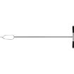 Afbeeldingen van Talen Tools, Grondboor, Verzinkt staal, 7 cm, Rubberen handvatten