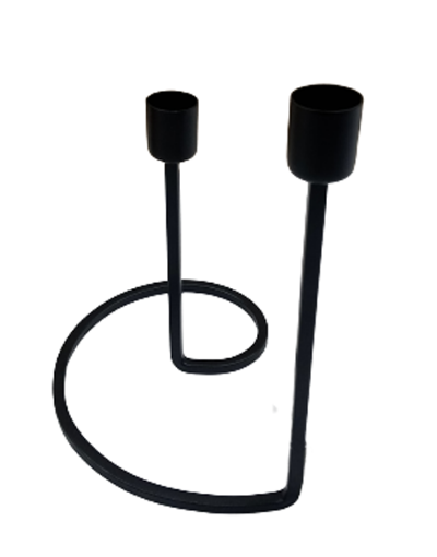 Afbeeldingen van Abby zwart 20,5cm, KU373, 20,5 hoog, iron