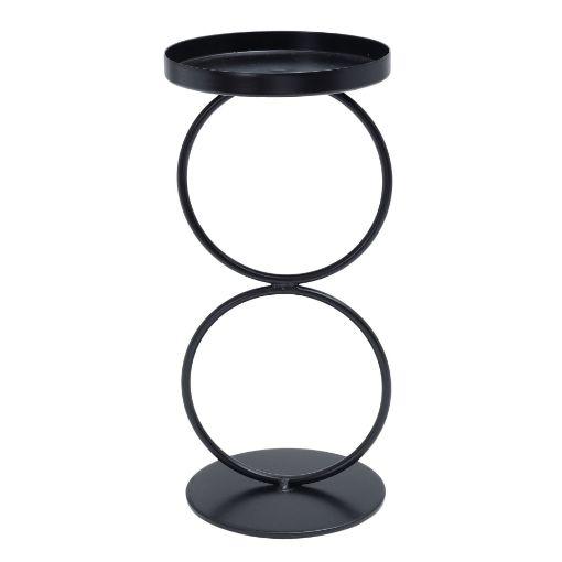 Afbeeldingen van Roan stompkaars, GM266, 19,5cm hoog, iron