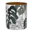 Afbeeldingen van Set 2 wax.houder flower, GM209, 8cm hoog, iron